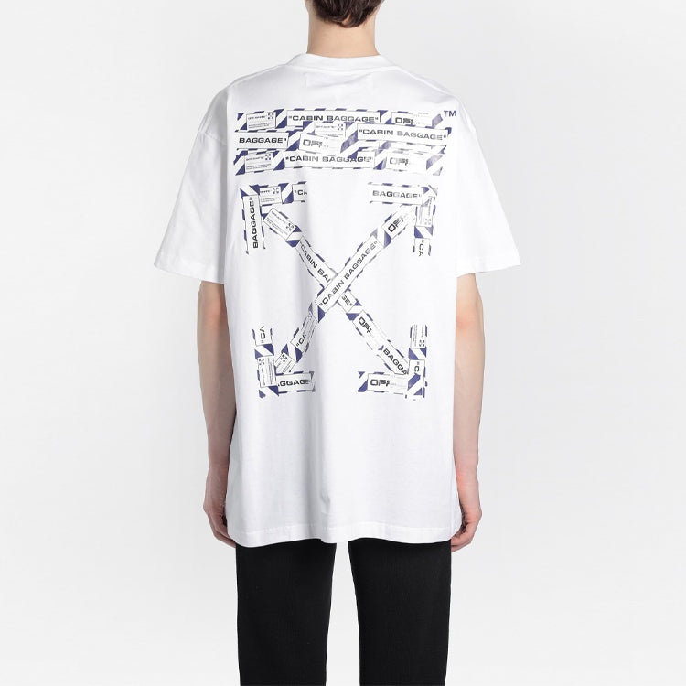Off-White SS20 Arrows Logo Print Short Sleeve Loose OMAA038S201850030188 - 6
