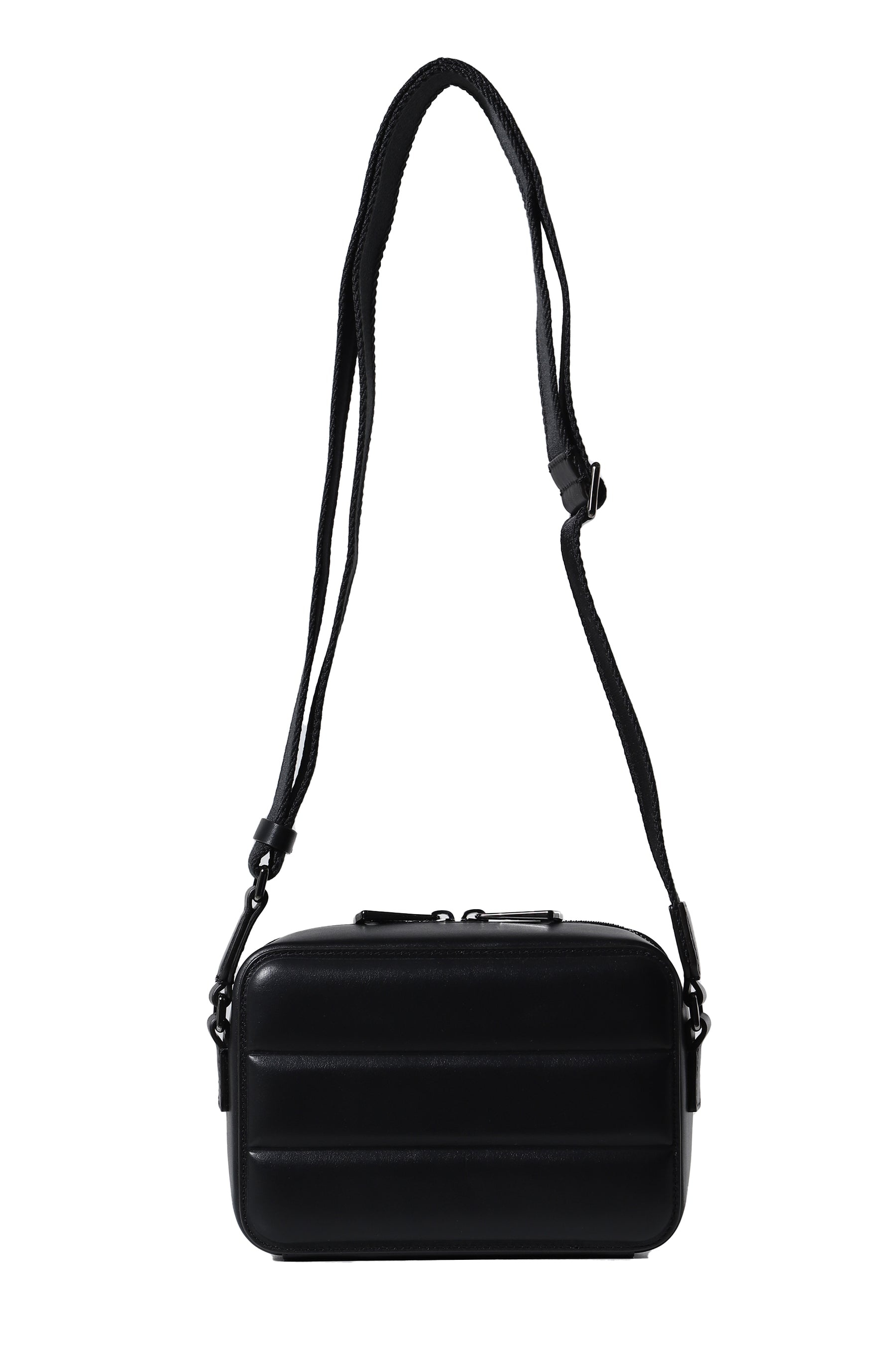 HORIZONTAL CROSS BODY BAG / BLK (999) - 5