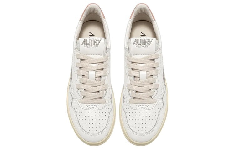 (WMNS) Autry Medalist Leather Low 'White Pink' AULW-LL16 - 3