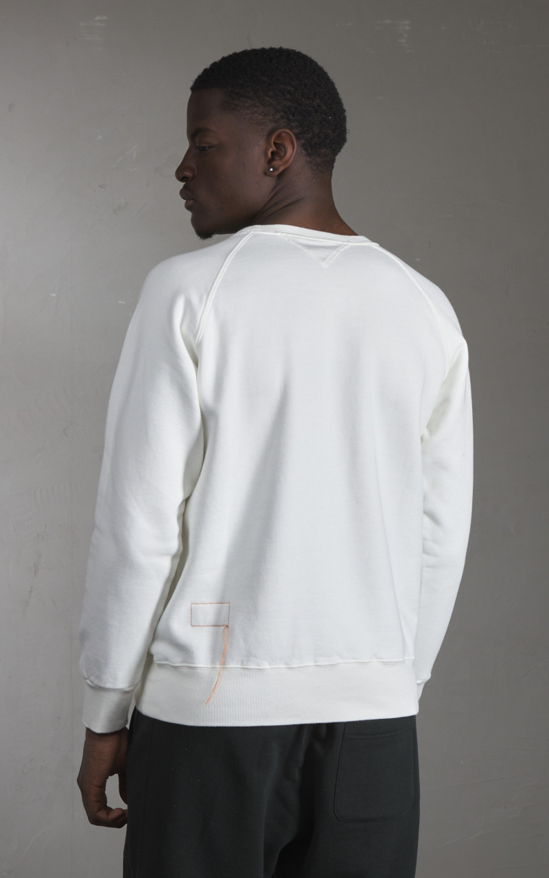 HARVARD CREWNECK SWEATSHIRT OFF WHITE - 4