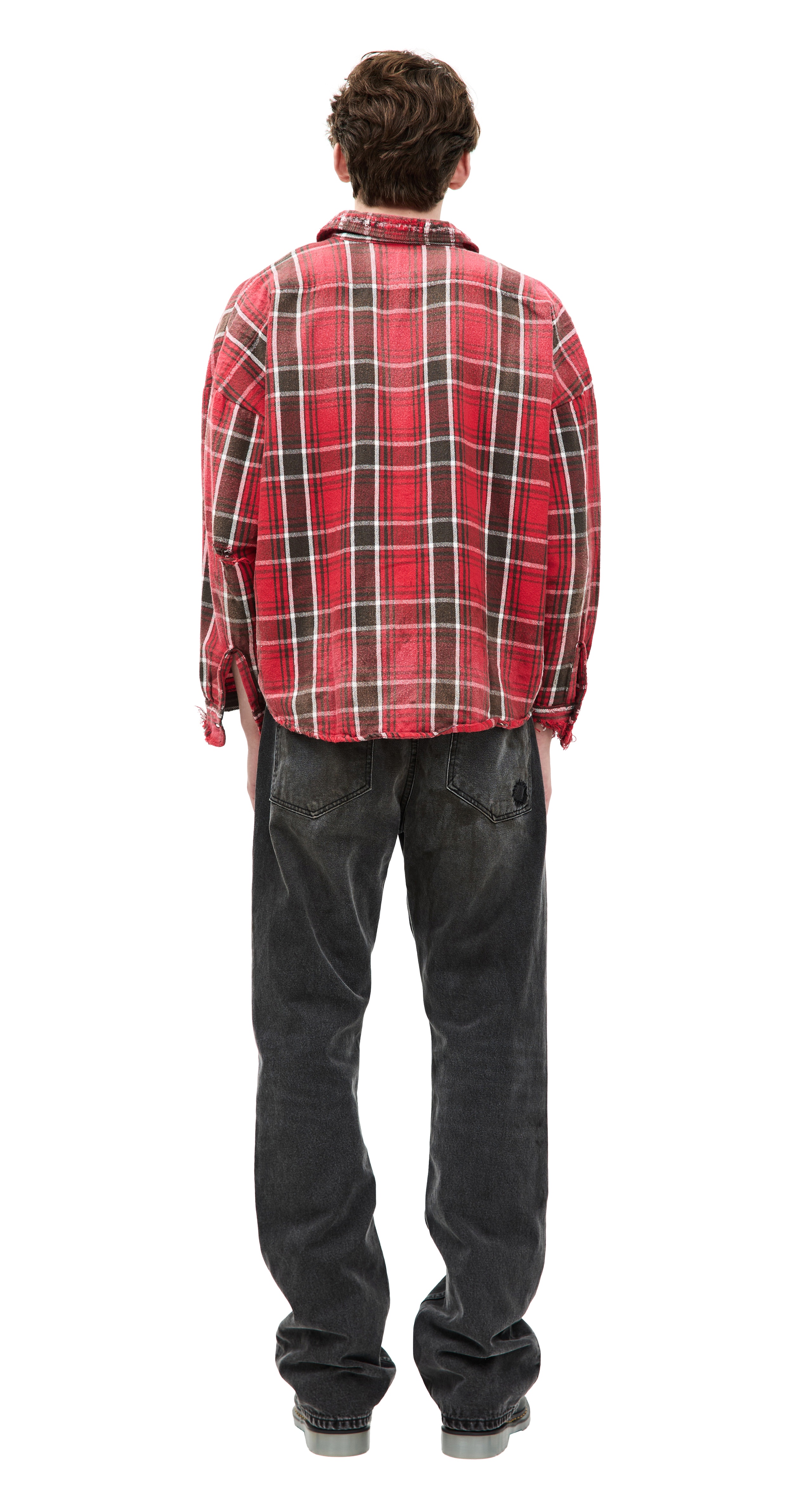 PLAID FLANNEL SHIRT - 4