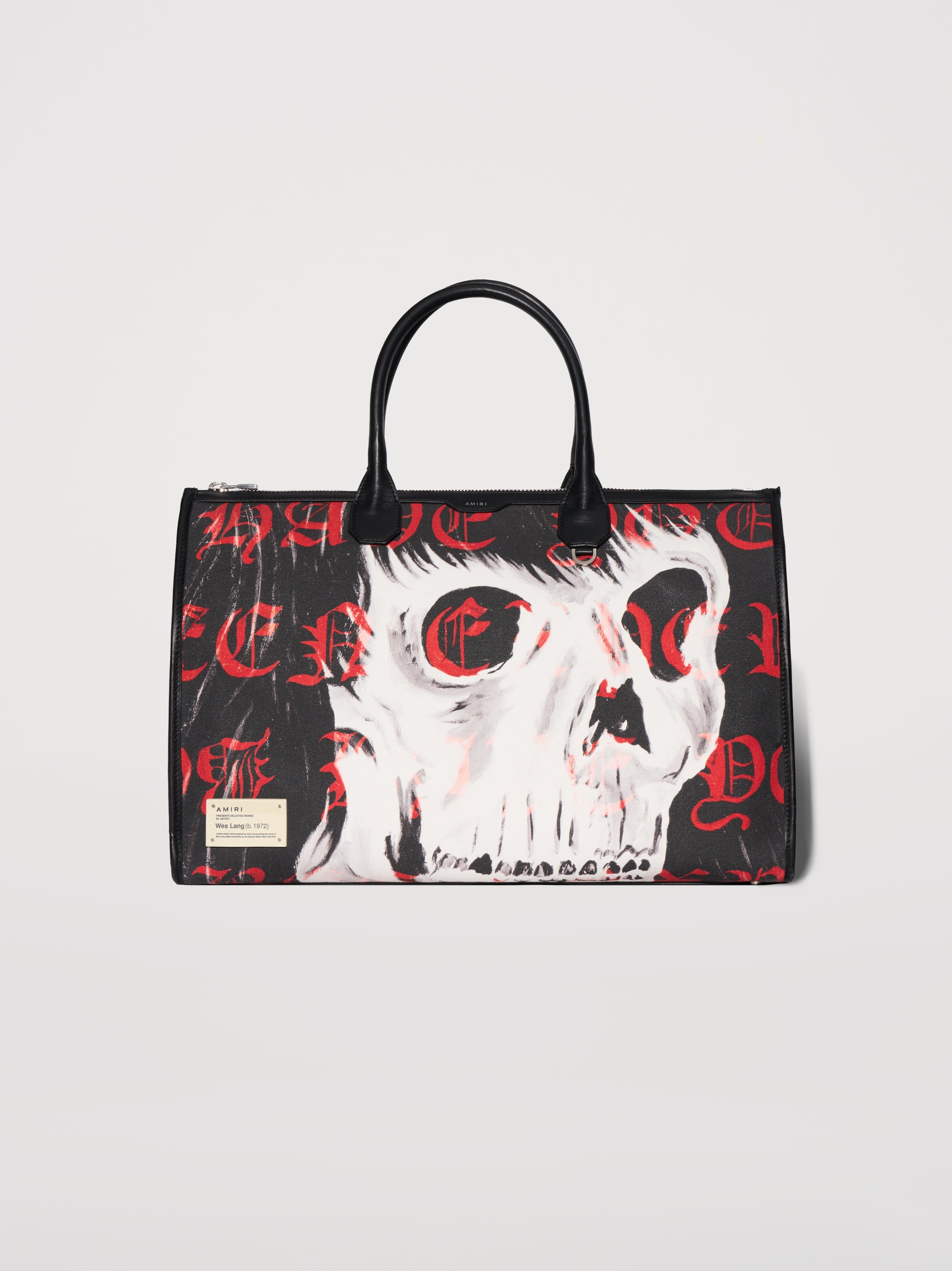 WES LANG SKULL TOTE BAG - 1