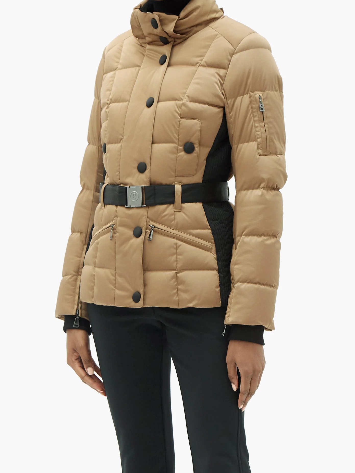 Gisa hooded quilted-down shell ski jacket - 6