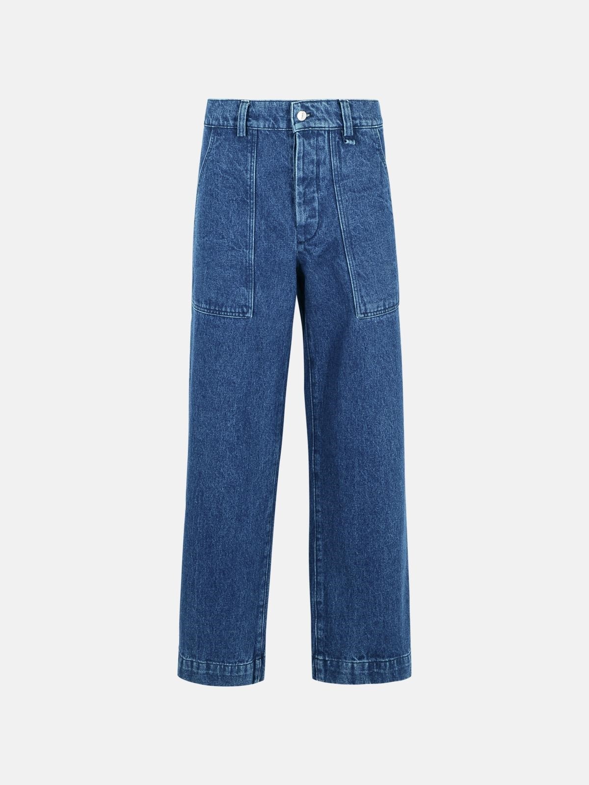 'WORKWEAR' BLUE DENIM JEANS - 1