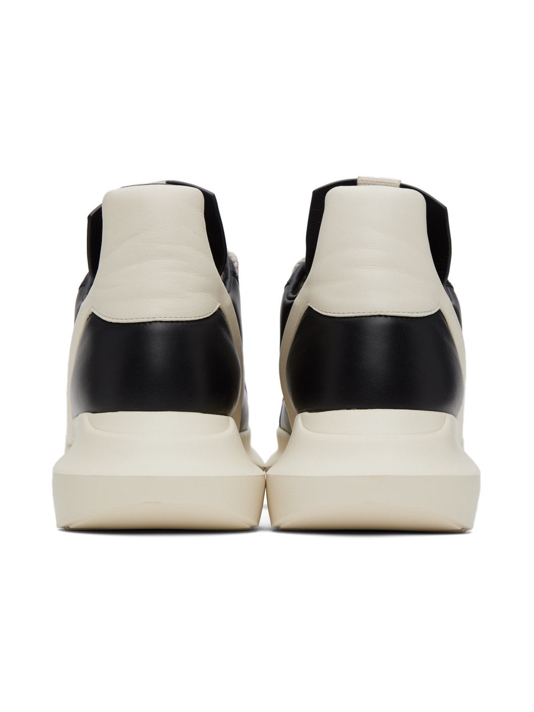 Black & Off-White Geth Sneakers - 2
