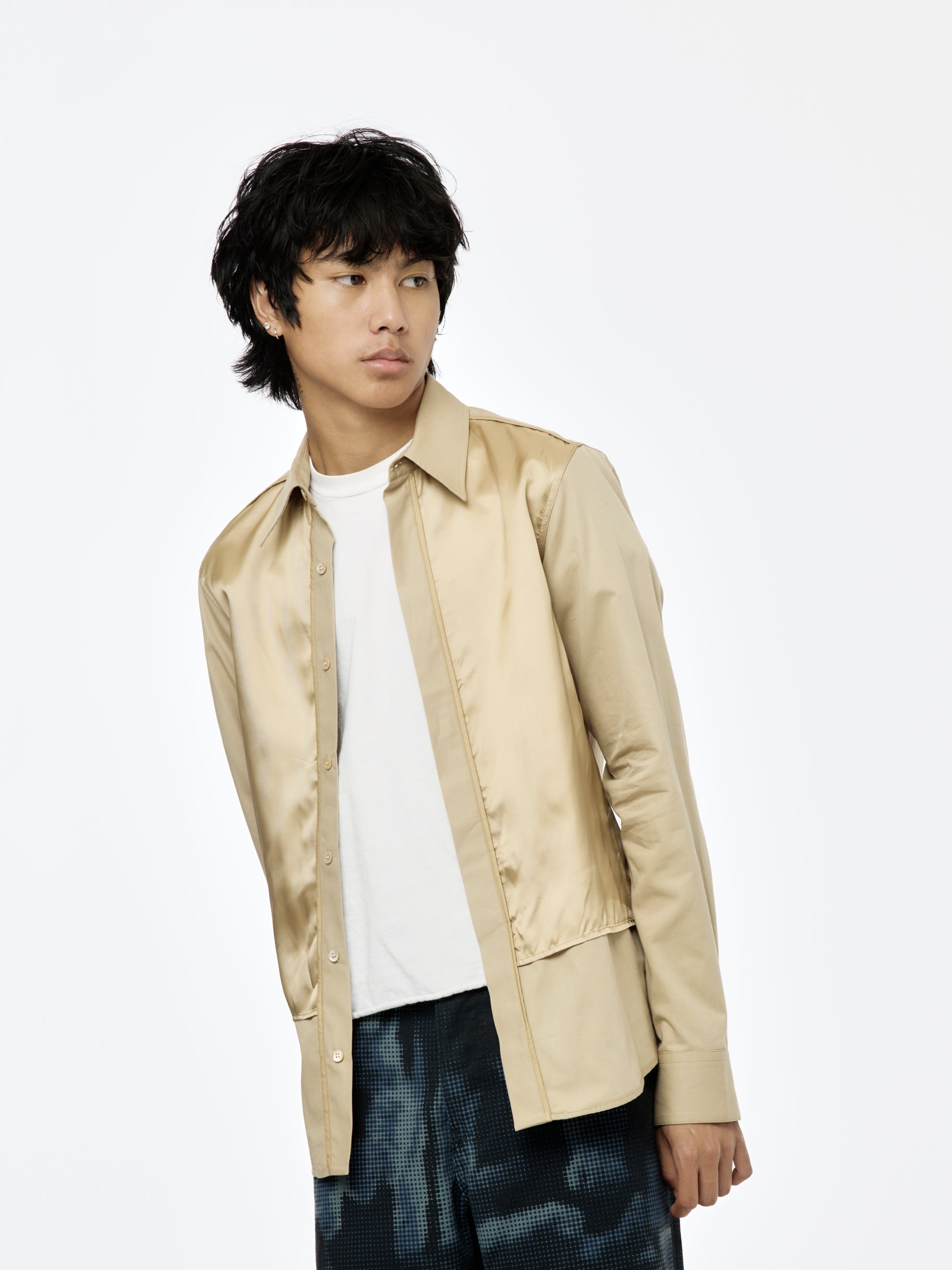 COLSON SHIRT (SAND) - 1