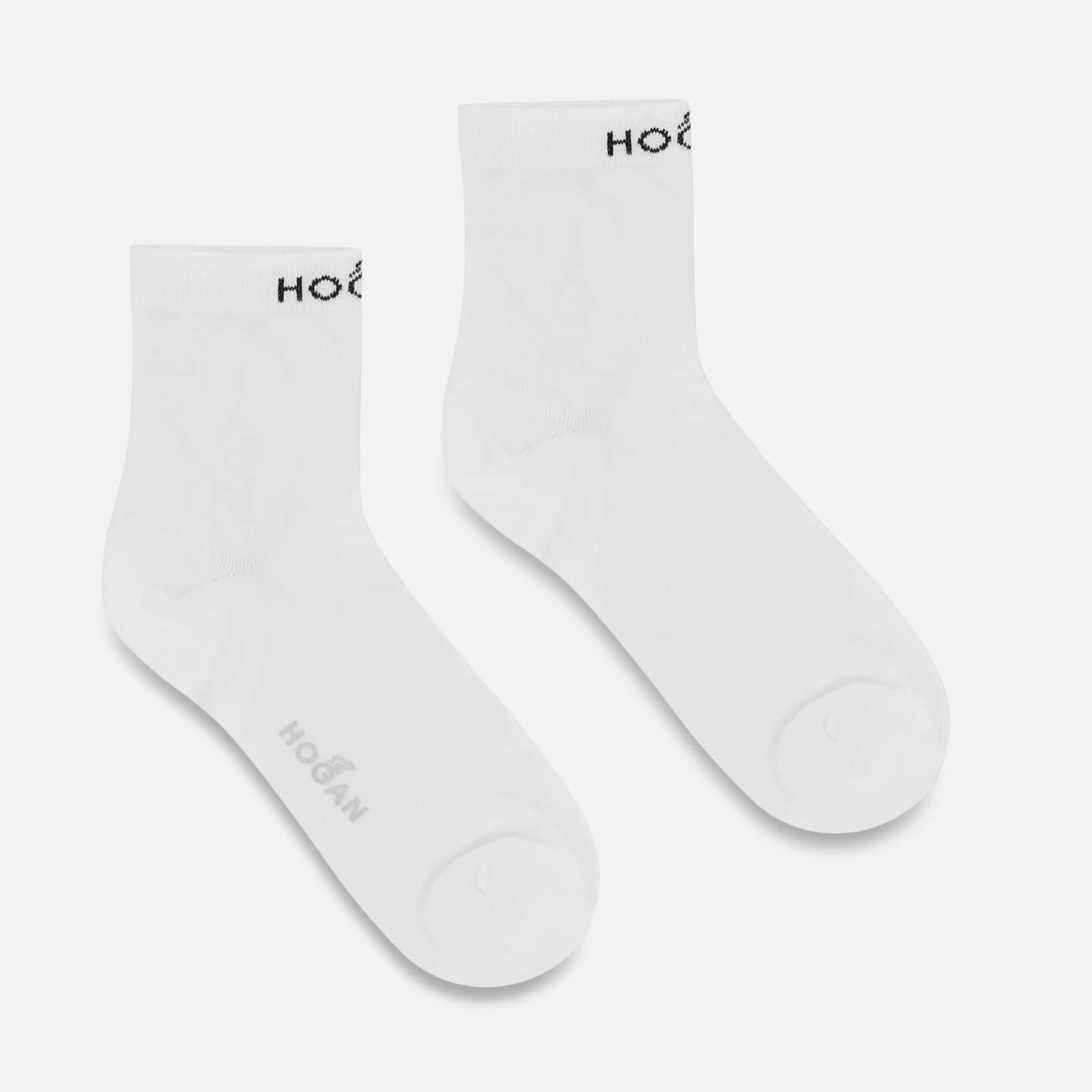 Solid Color Socks White - 1