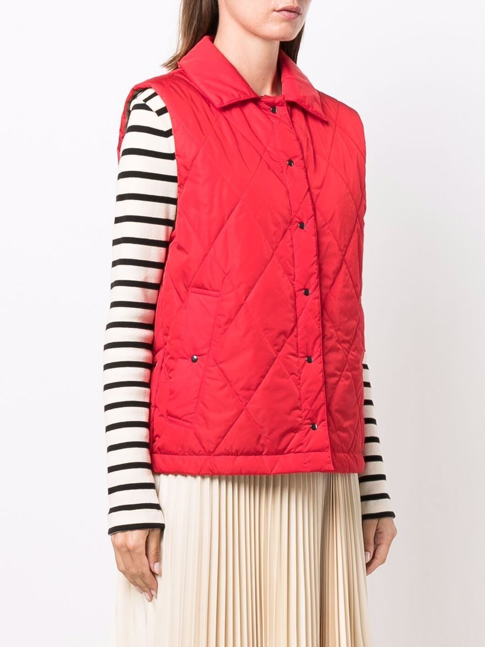 ANNABEL sleeveless quilted jacket - 3