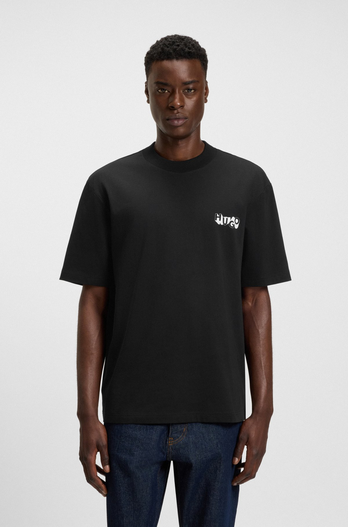 COTTON-JERSEY T-SHIRT WITH LOGO ARTWORK - 2