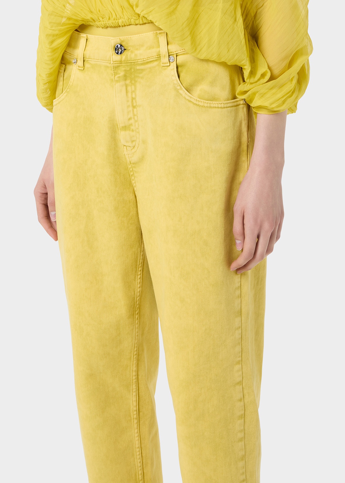 CARROT-FIT JEANS IN COTTON BULL - 5