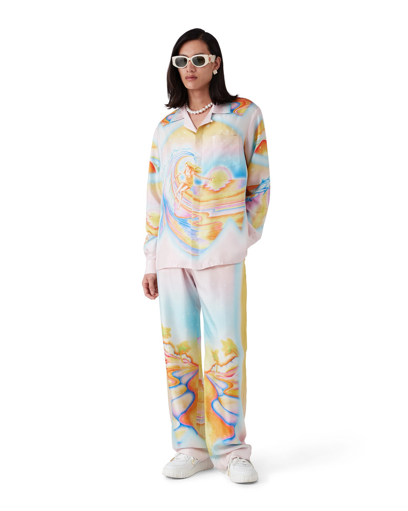 CASABLANCA Psychedelic Nirvana Silk Shirt | Casablanca Paris outlook