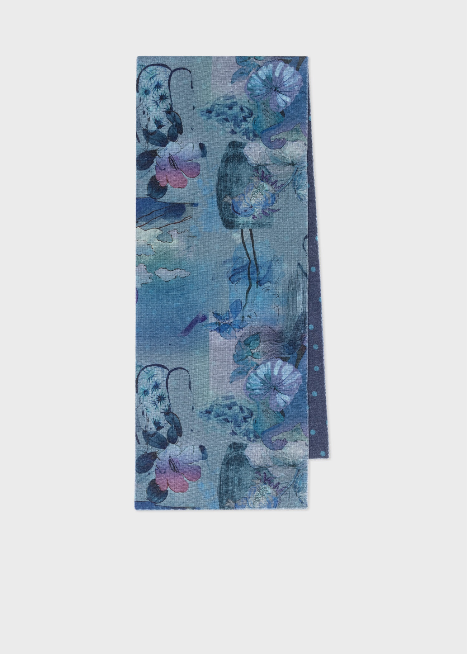 'Narcissus' Wool Scarf - 1