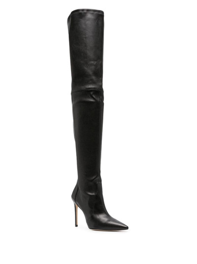 Stuart Weitzman Ultrastuart 110mm leather thigh-high boots outlook