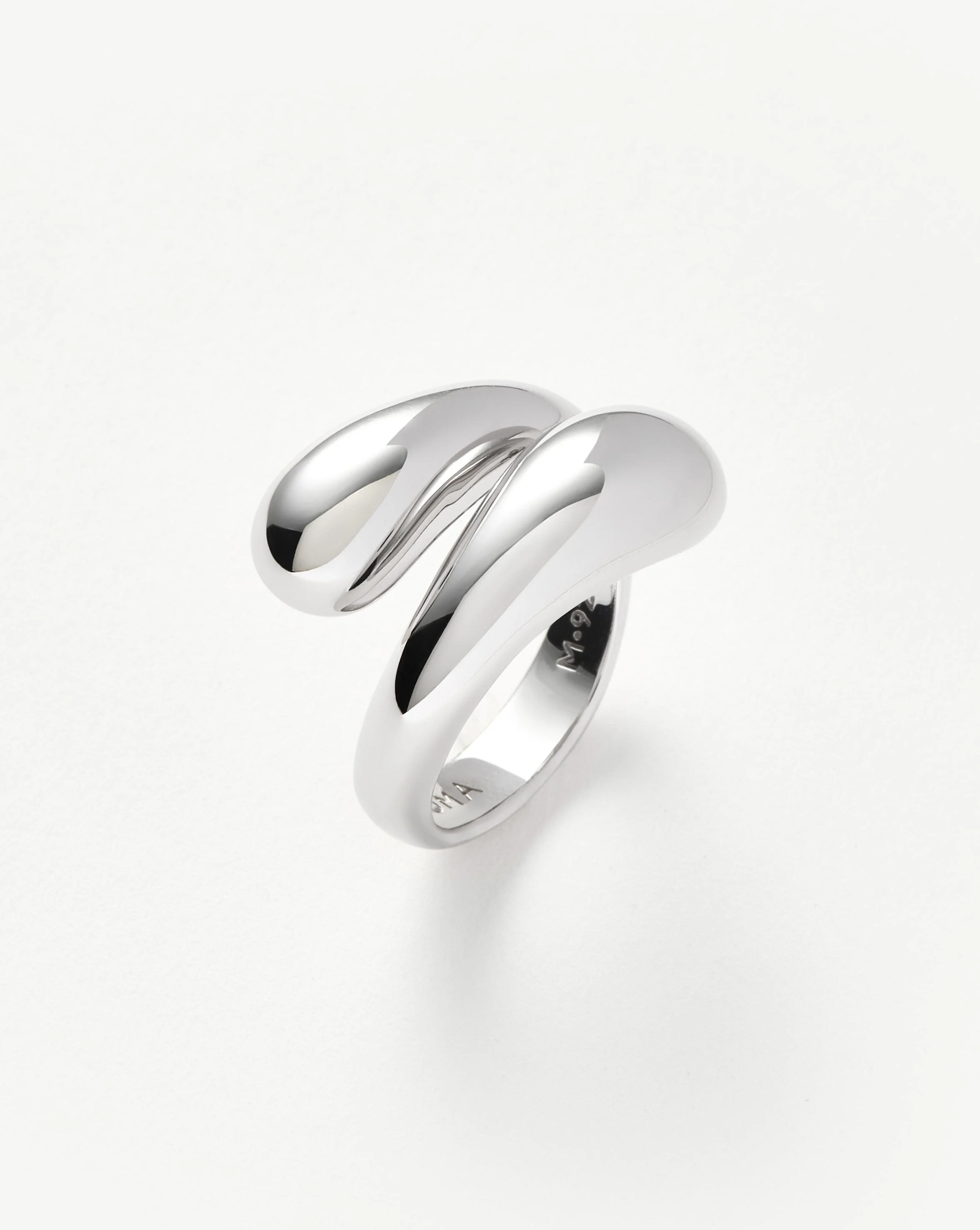 Savi Sculptural Crossover Ring - 1