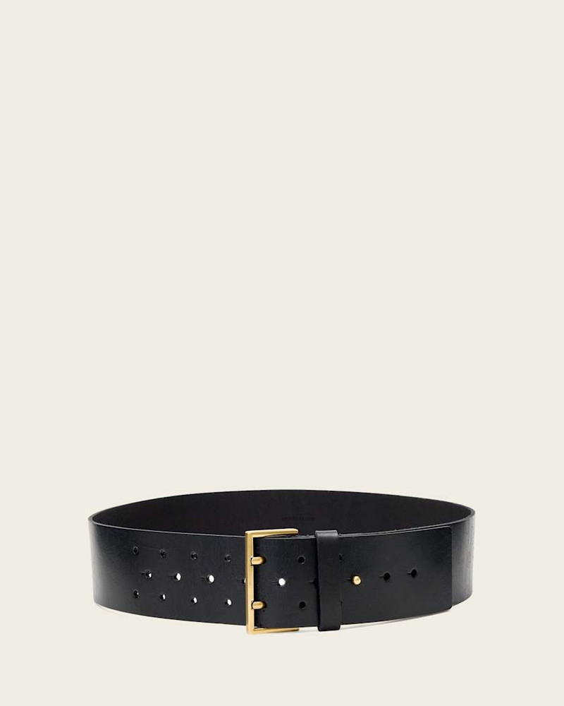 LEO LEATHER WIDE BELT 1