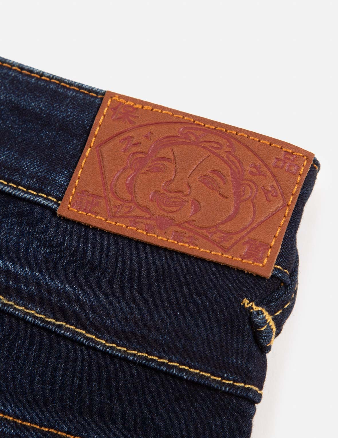 FLORAL-PATTERN SEAGULL  EMBROIDERY HIGH-WAIST SKINNY JEANS - 11