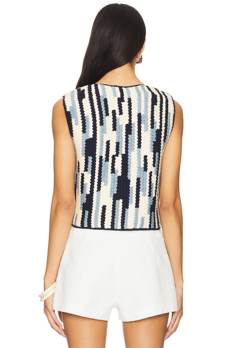 ESCVDO Anadara Crochet Vest outlook