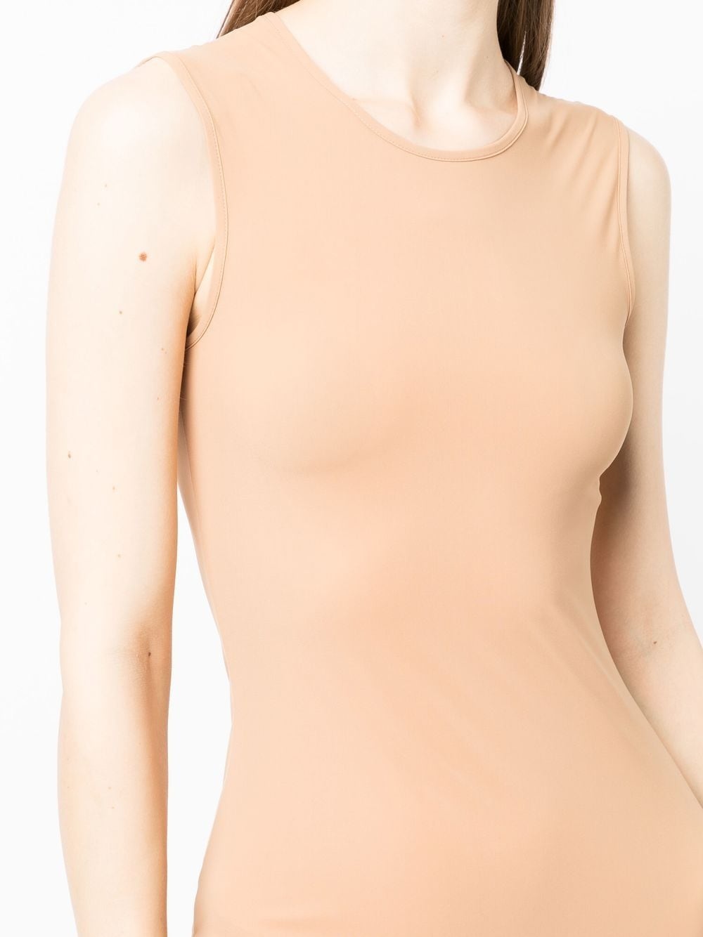 round neck sleeveless maxi dress - 5