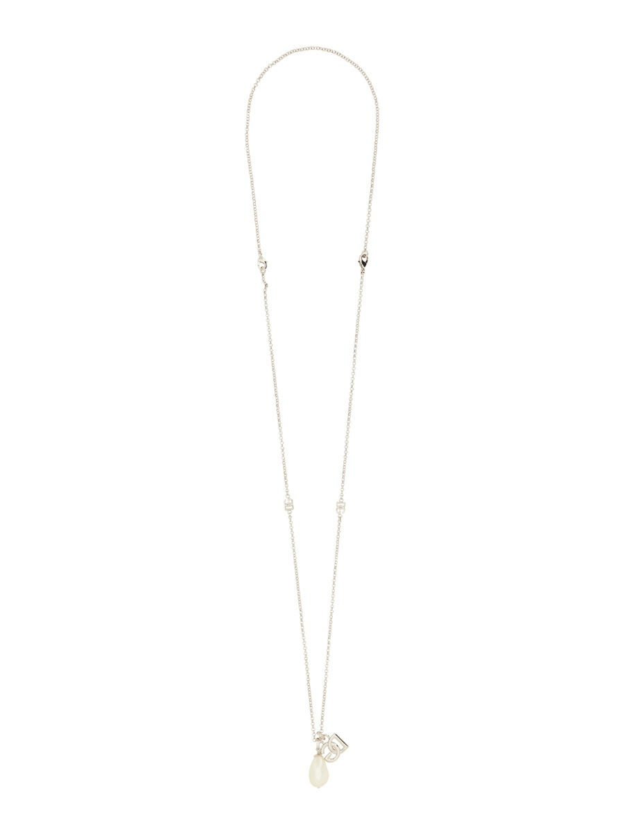 Dolce & Gabbana Men Dg Logo Drop Necklace - 2