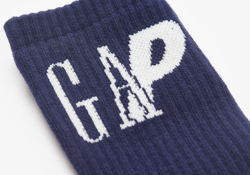 PALACE PALACE GAP CREW SOCK NAVY outlook