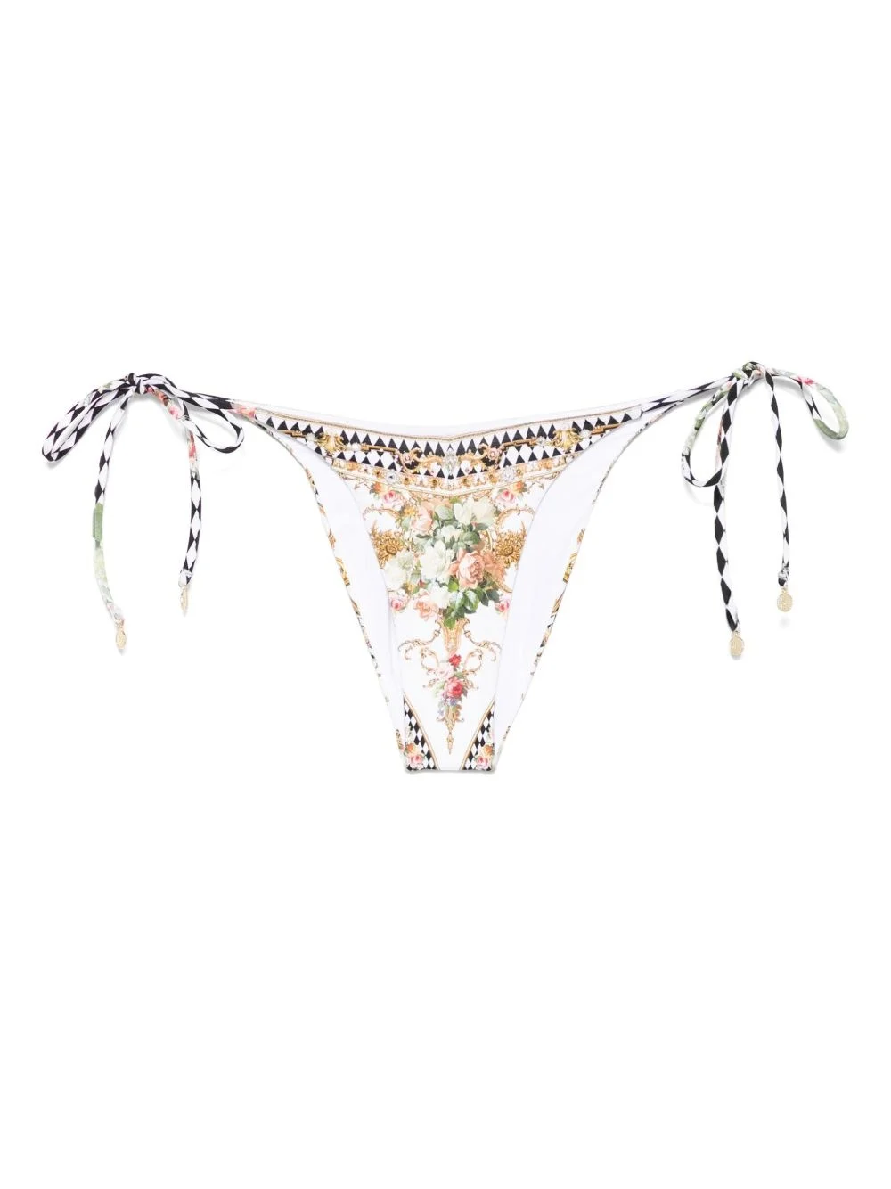 high-waisted bikini bottoms - 1