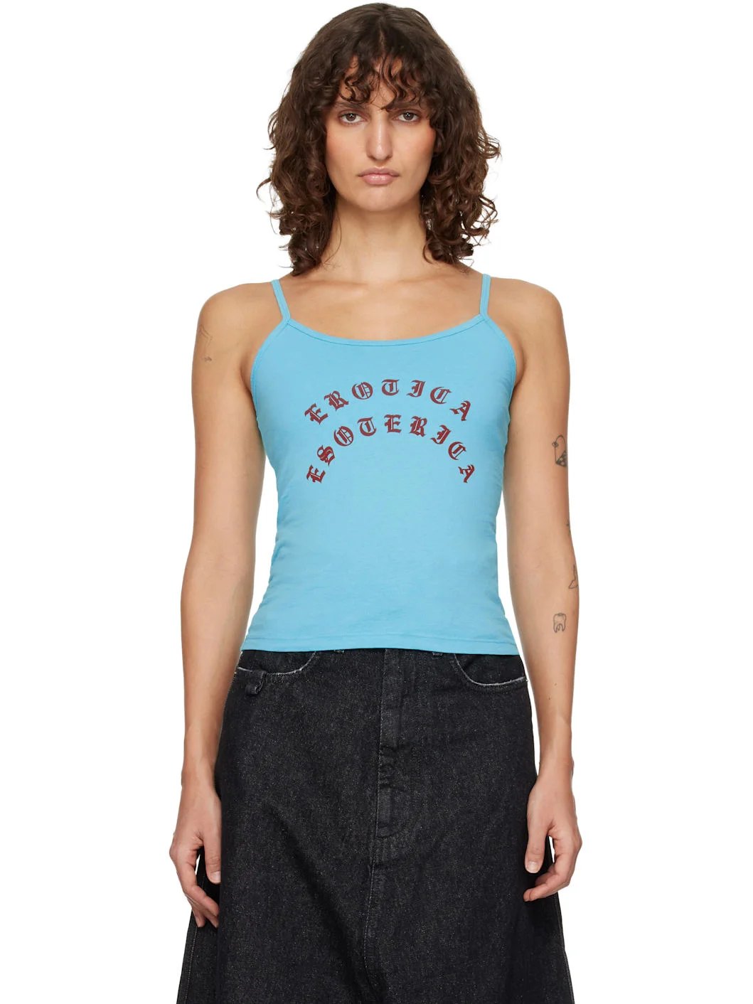 Blue 'Estorica' Cholita Tank Top - 1