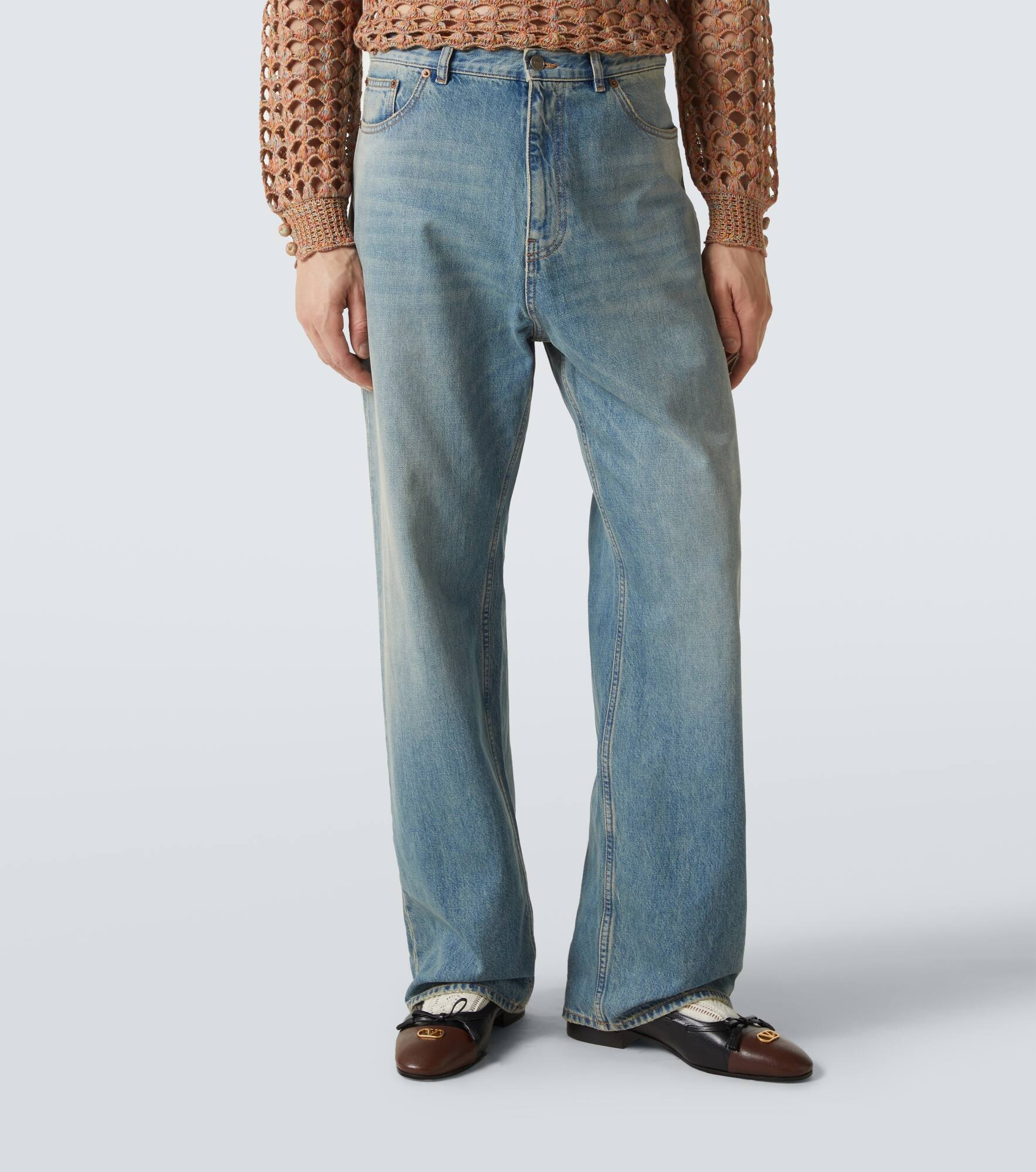 High-rise wide-leg jeans - 3