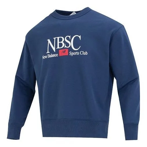 New Balance NBSC Crew Sweatshirt 'Navy' AMT31556-NNY - 1