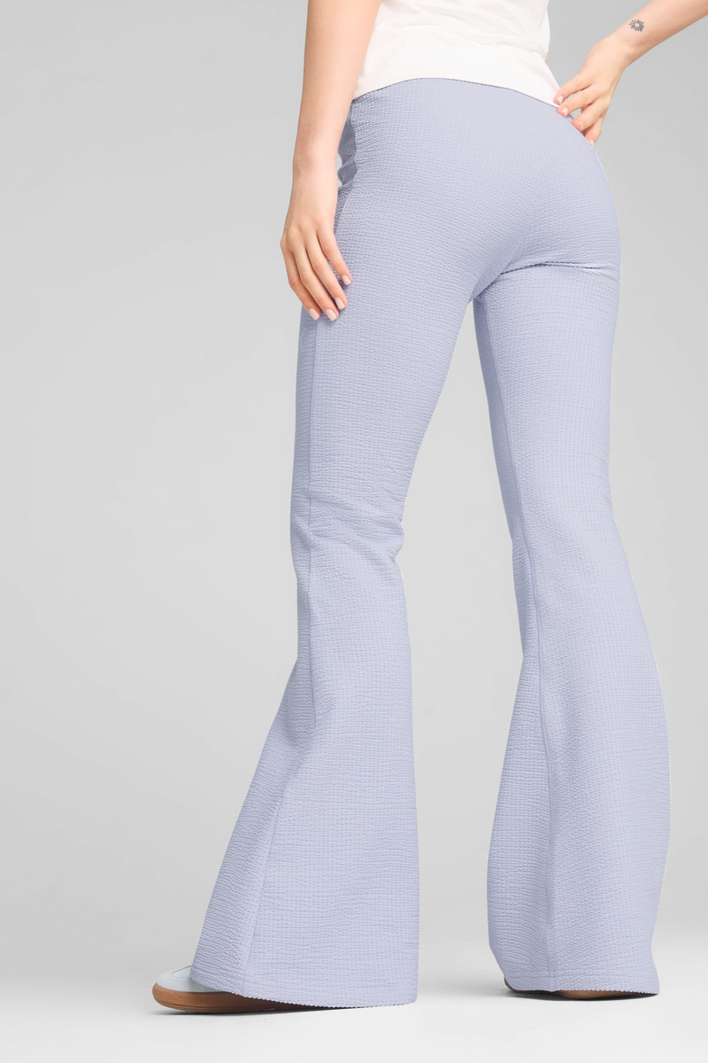 DARE TO Women's Textured Flared Leggings 6