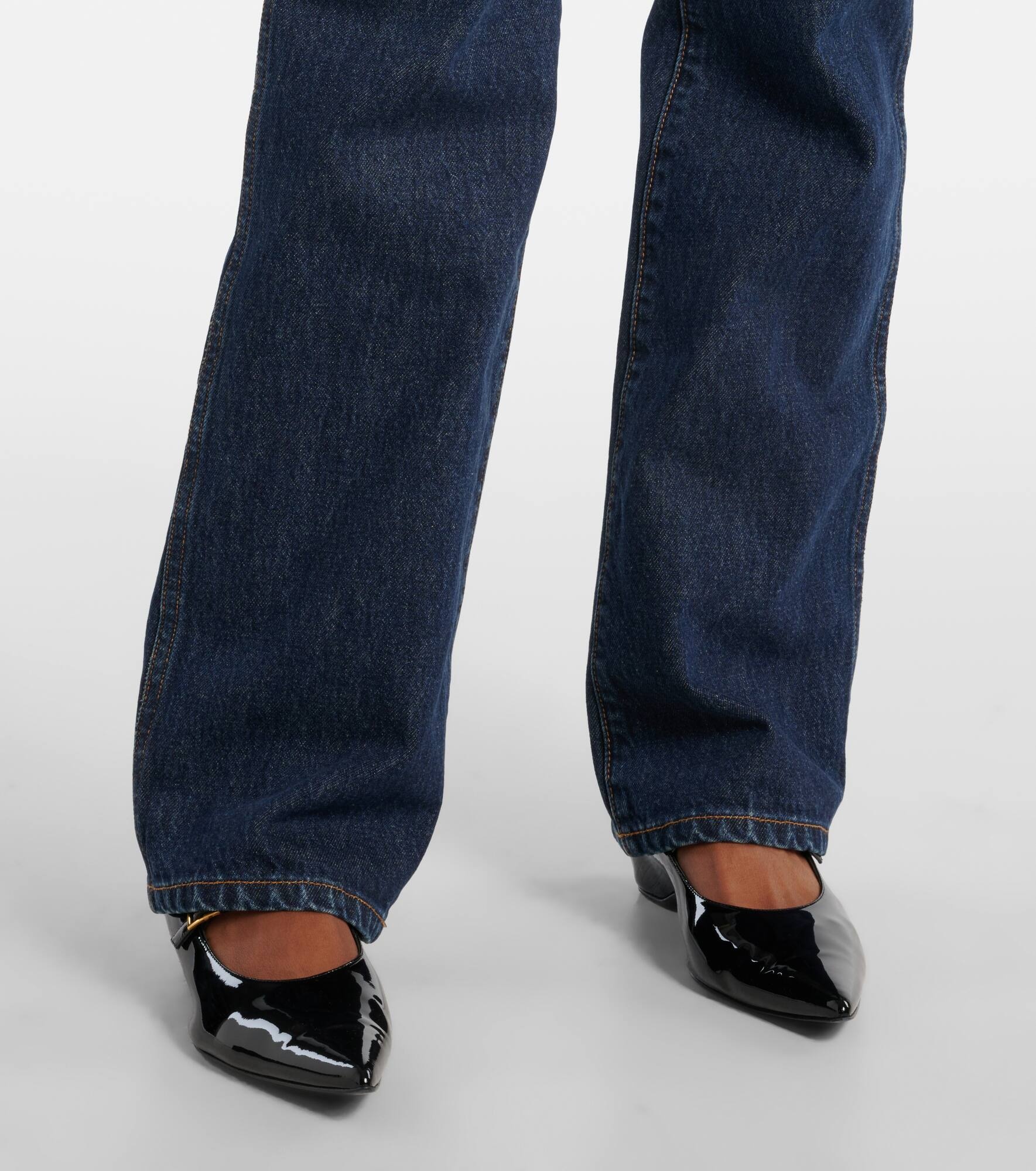 Danielle high-rise straight jeans - 5