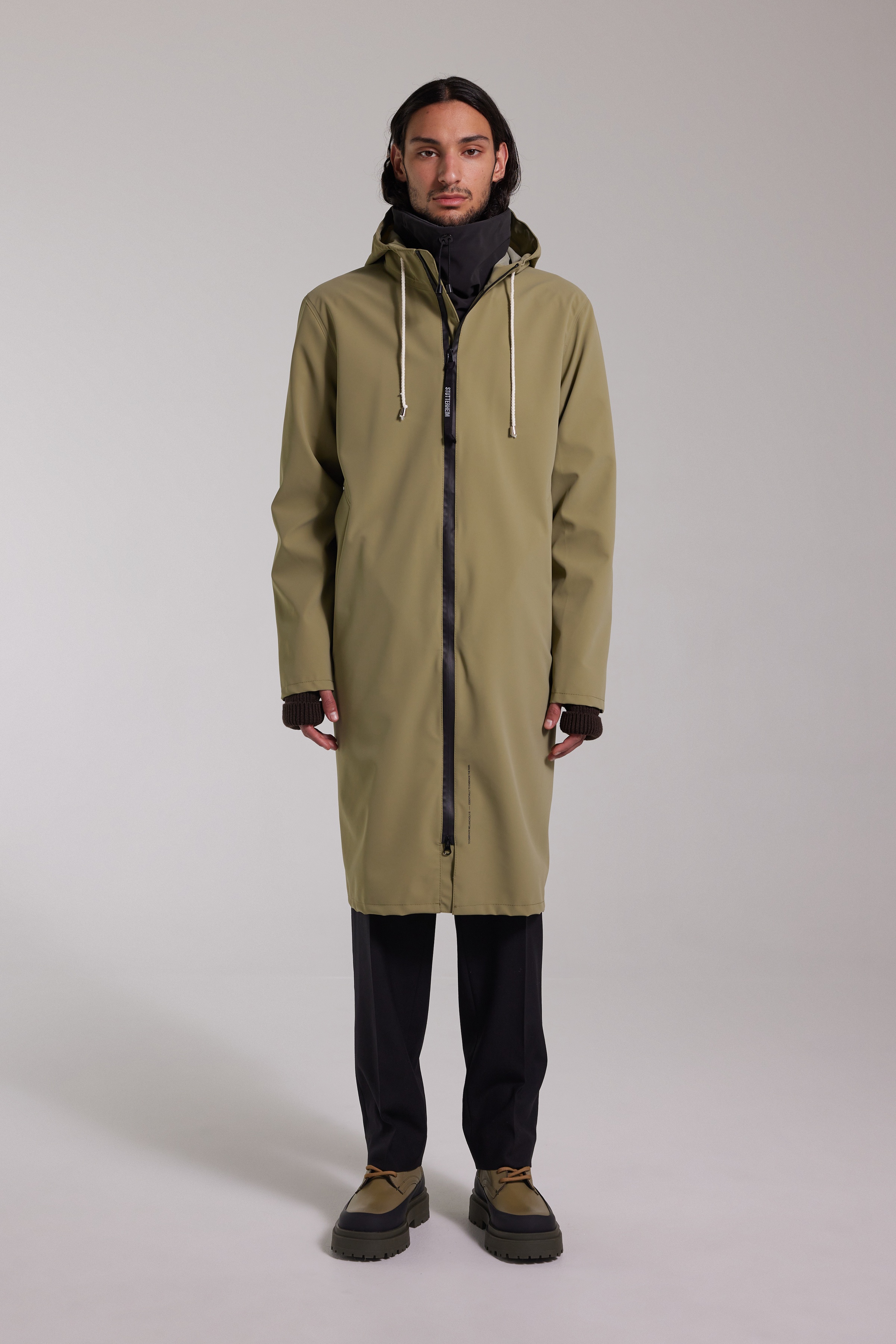 Camden Lightweight Matte Parka Aloe - 4