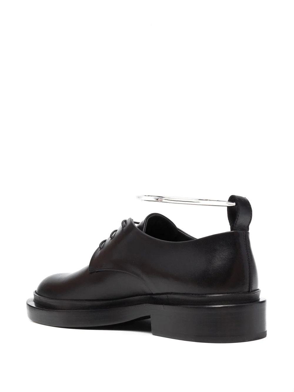 hardware-detail derby shoes - 3