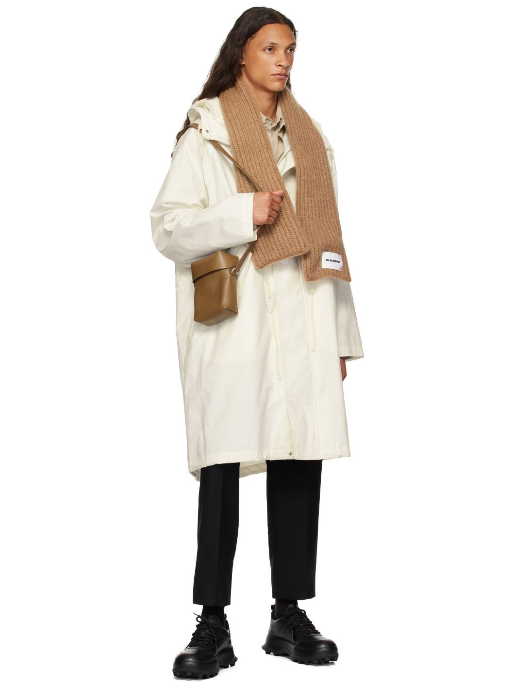 Beige PD Scarf - 3