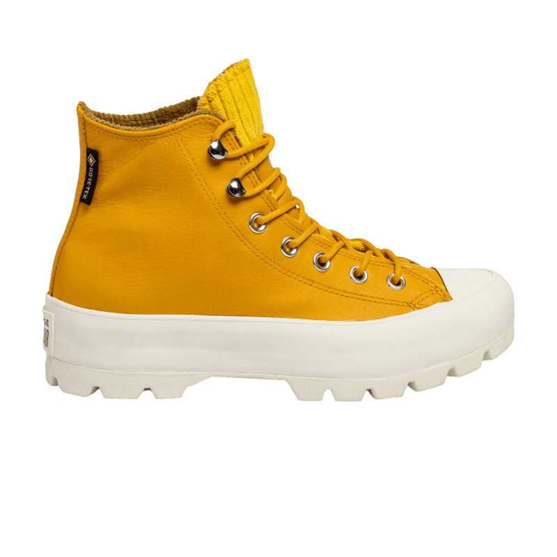 Wmns Chuck Taylor All Star Lugged Leather High 'Gold Dart' - 1