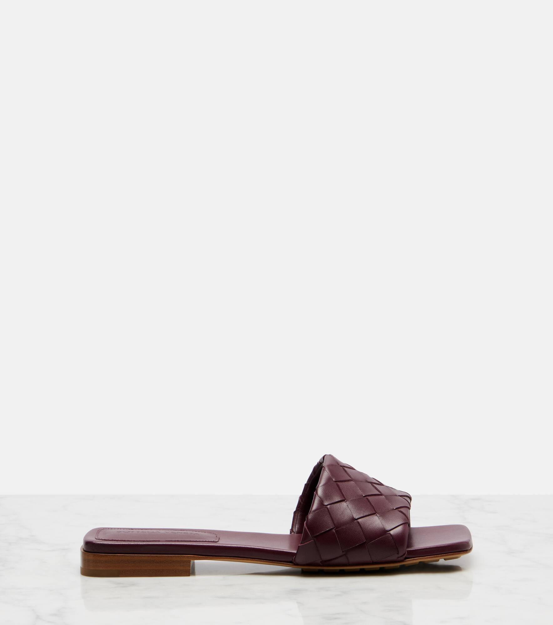 Parco Intrecciato leather slides - 4