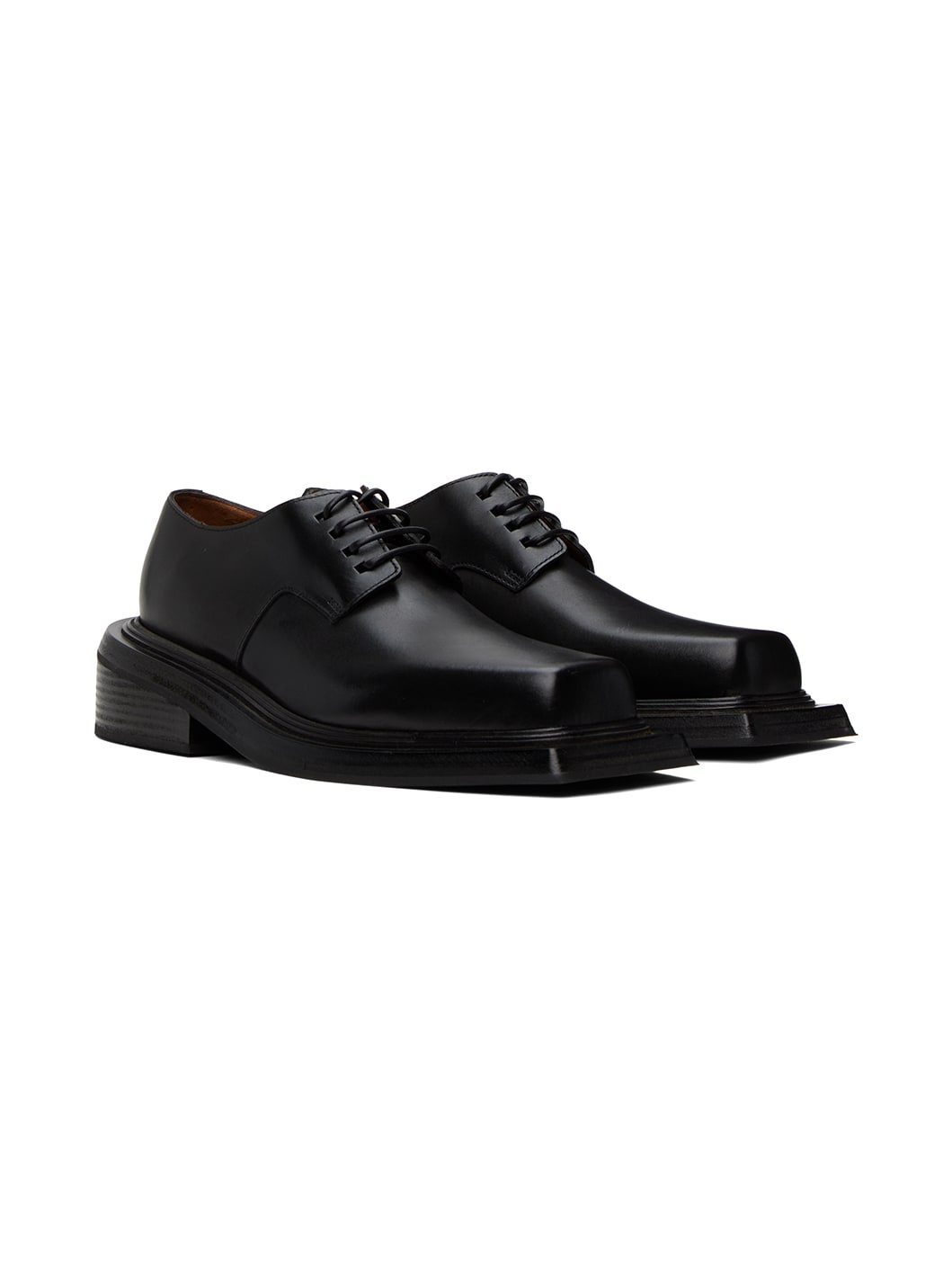 Black Cassettino Derbys - 4