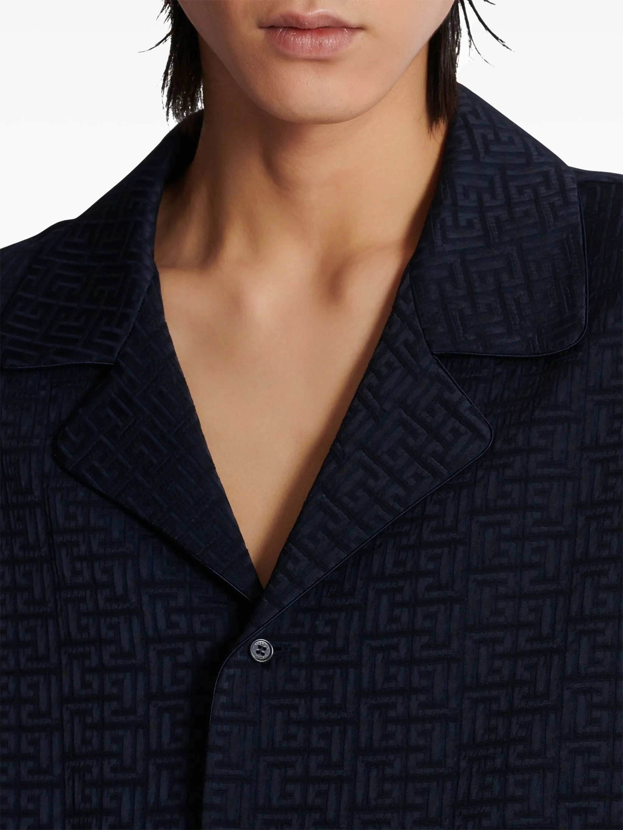 PB Labyrinth-jacquard pyjama shirt - 6