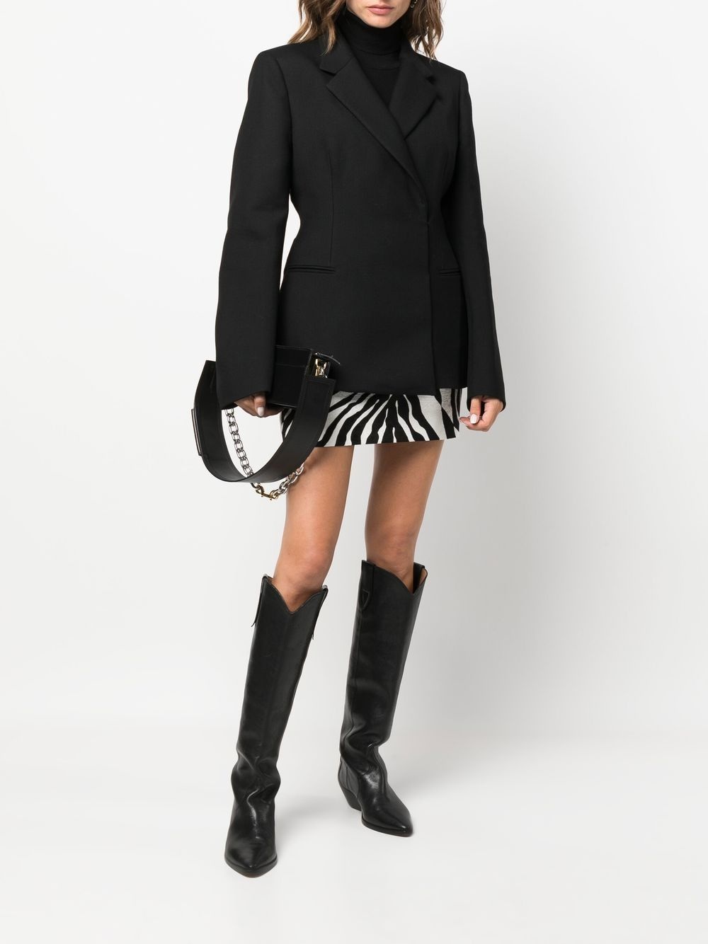 double-breasted virgin-wool blazer - 2