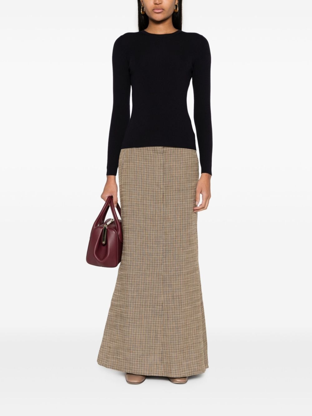 boat-neck wool jumper - 2