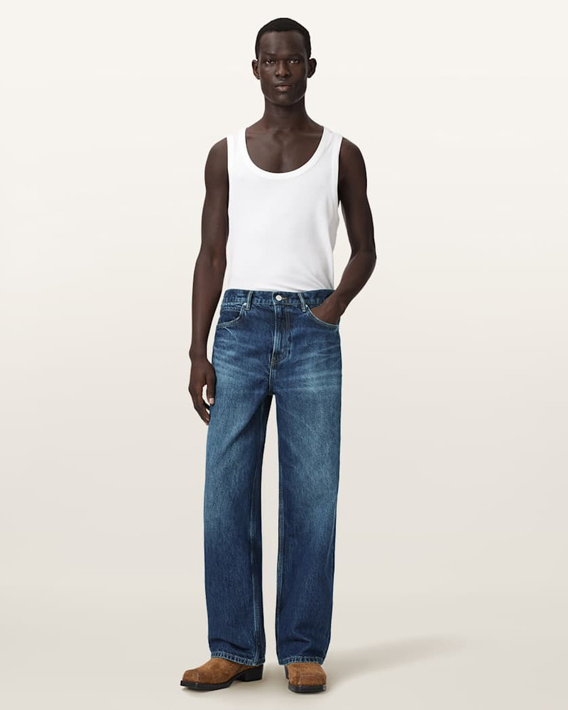 LENNY LOOSE FIT WIDE LEG DENIM JEANS 3