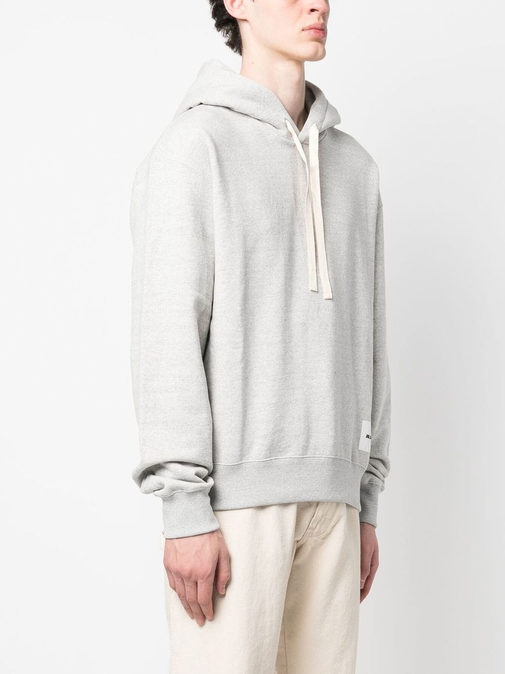 cotton drawstring hoodie - 3