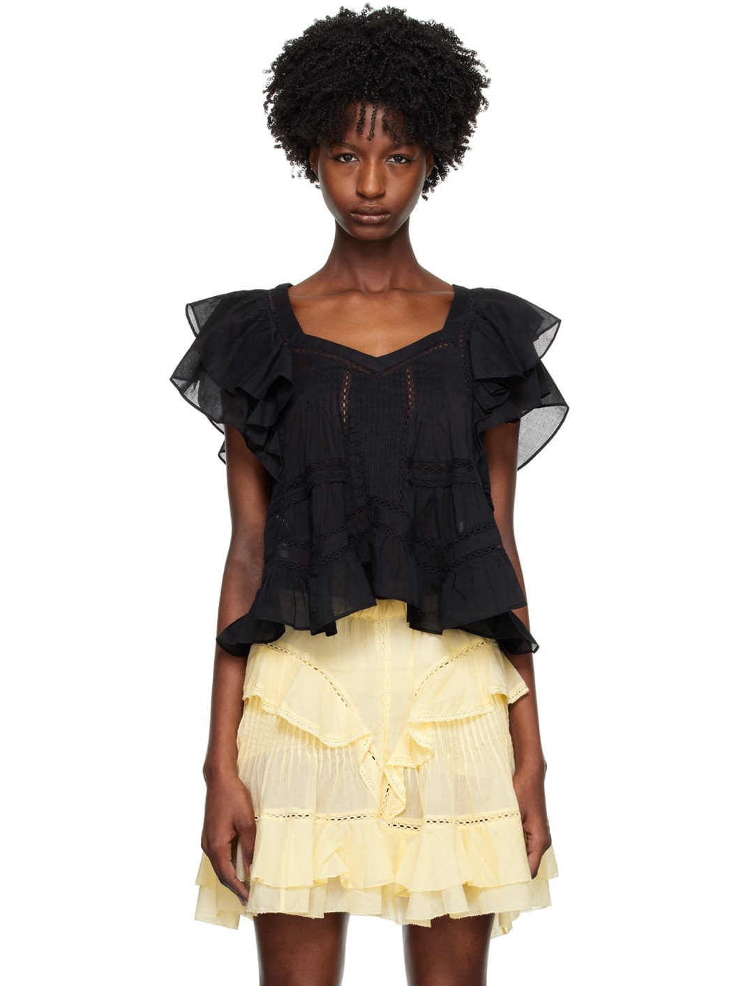 Black Madrana Blouse - 1