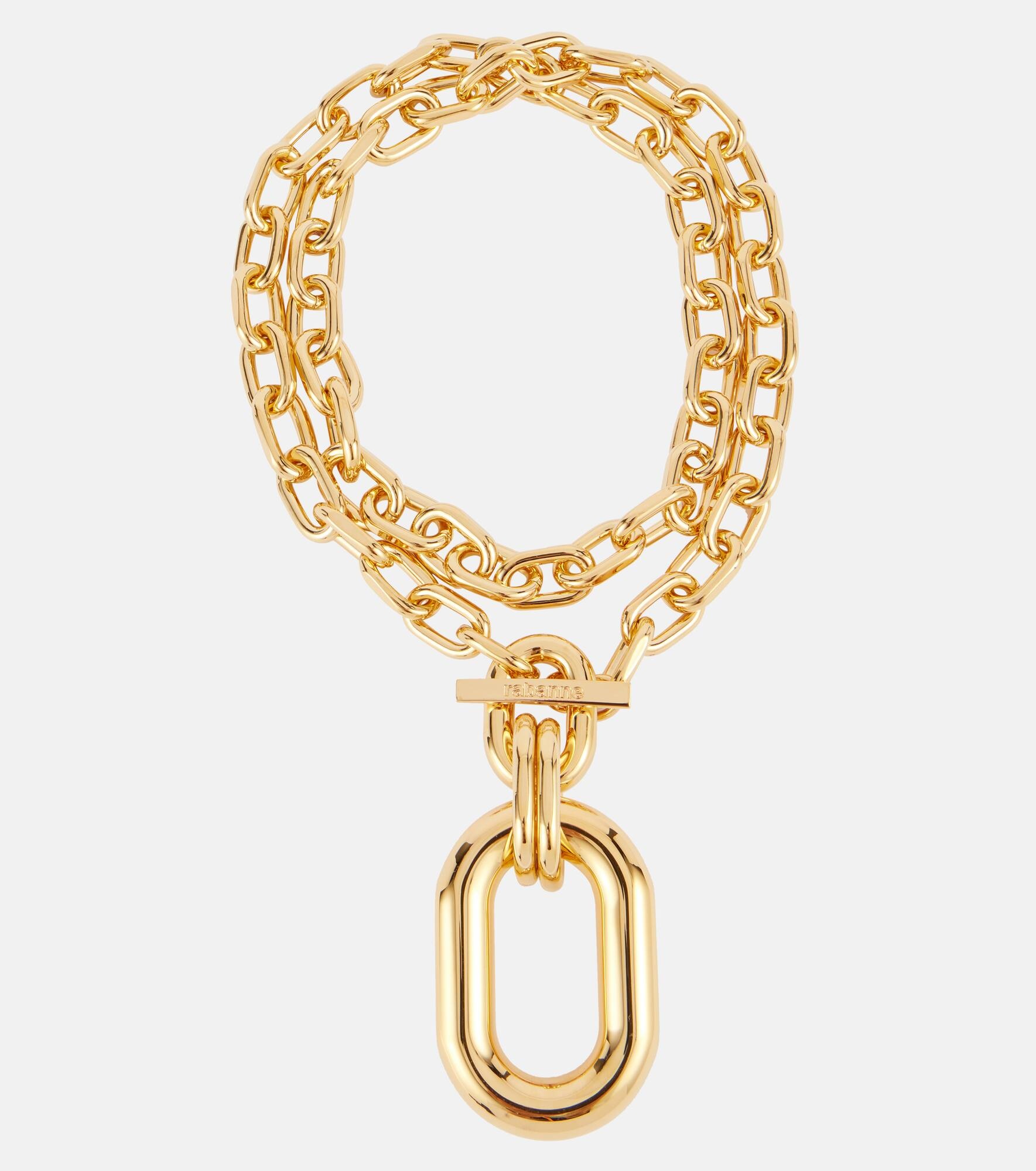 XL Link pendant necklace - 1