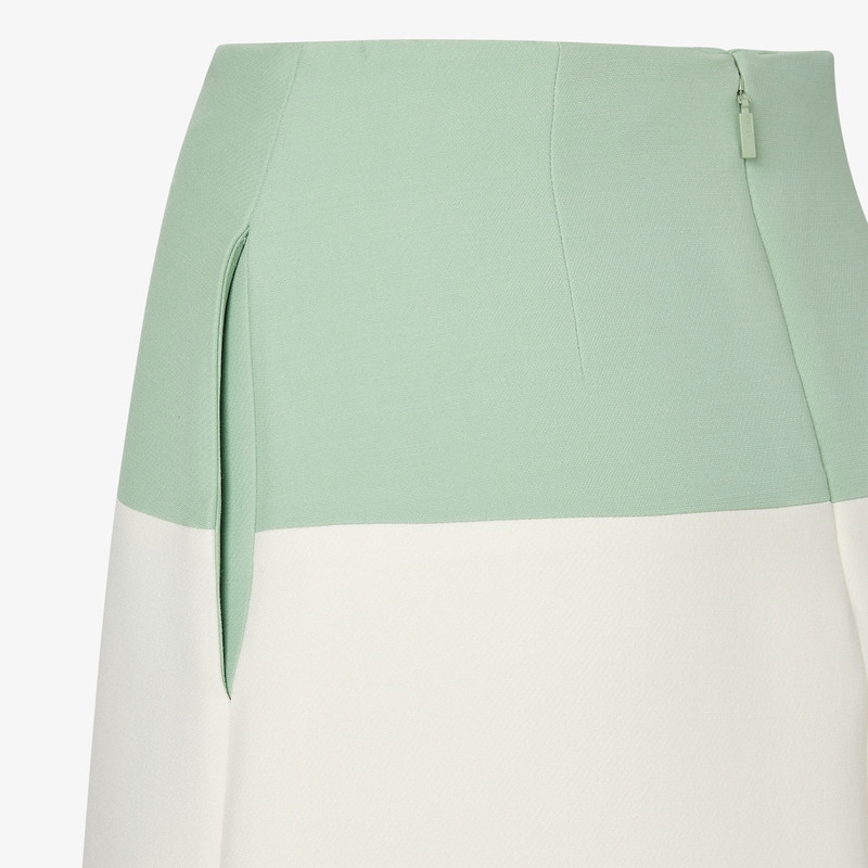 Fantastic Fendi Future Skirt Multicolor wool and silk skirt 3