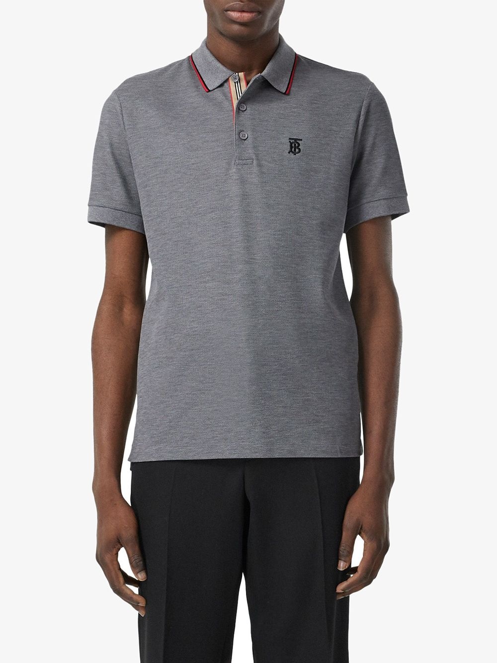 monogram polo shirt - 3