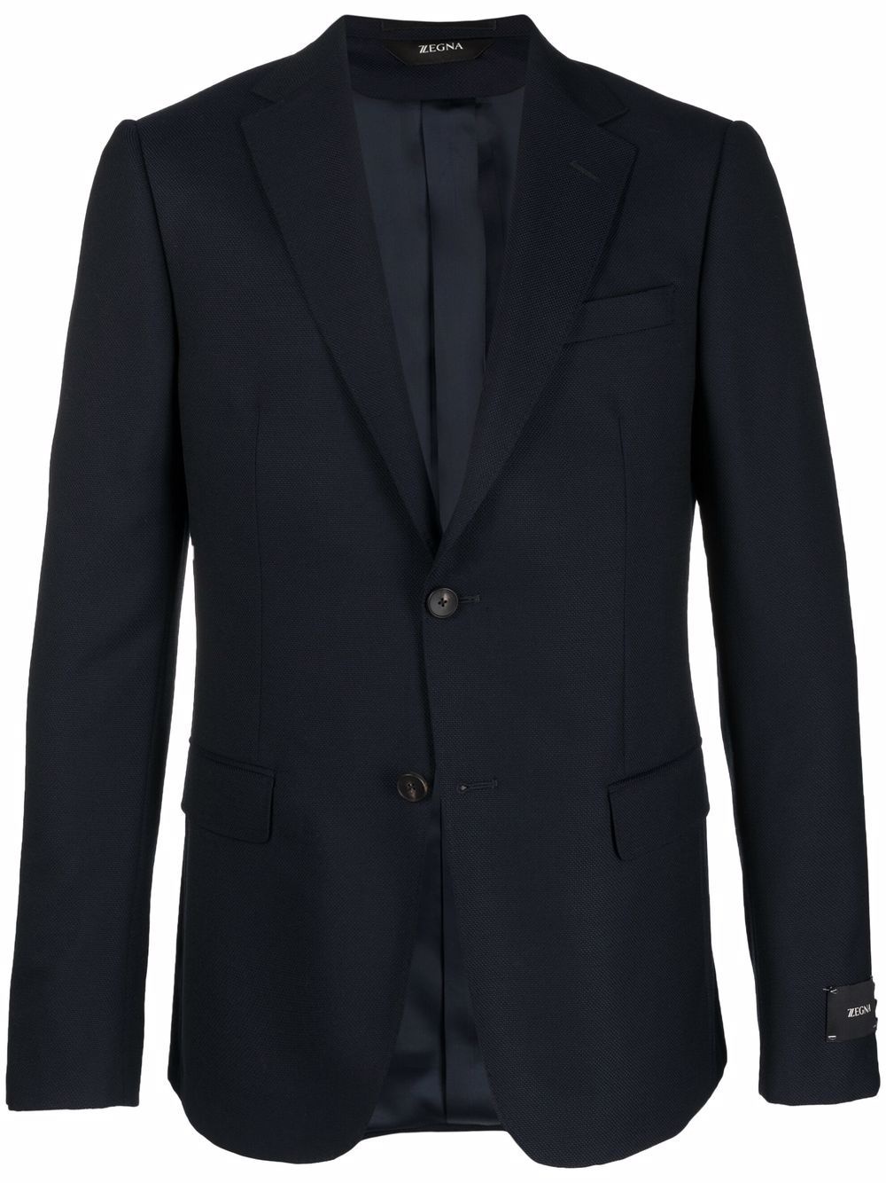 tailored single-breasted blazer - 1