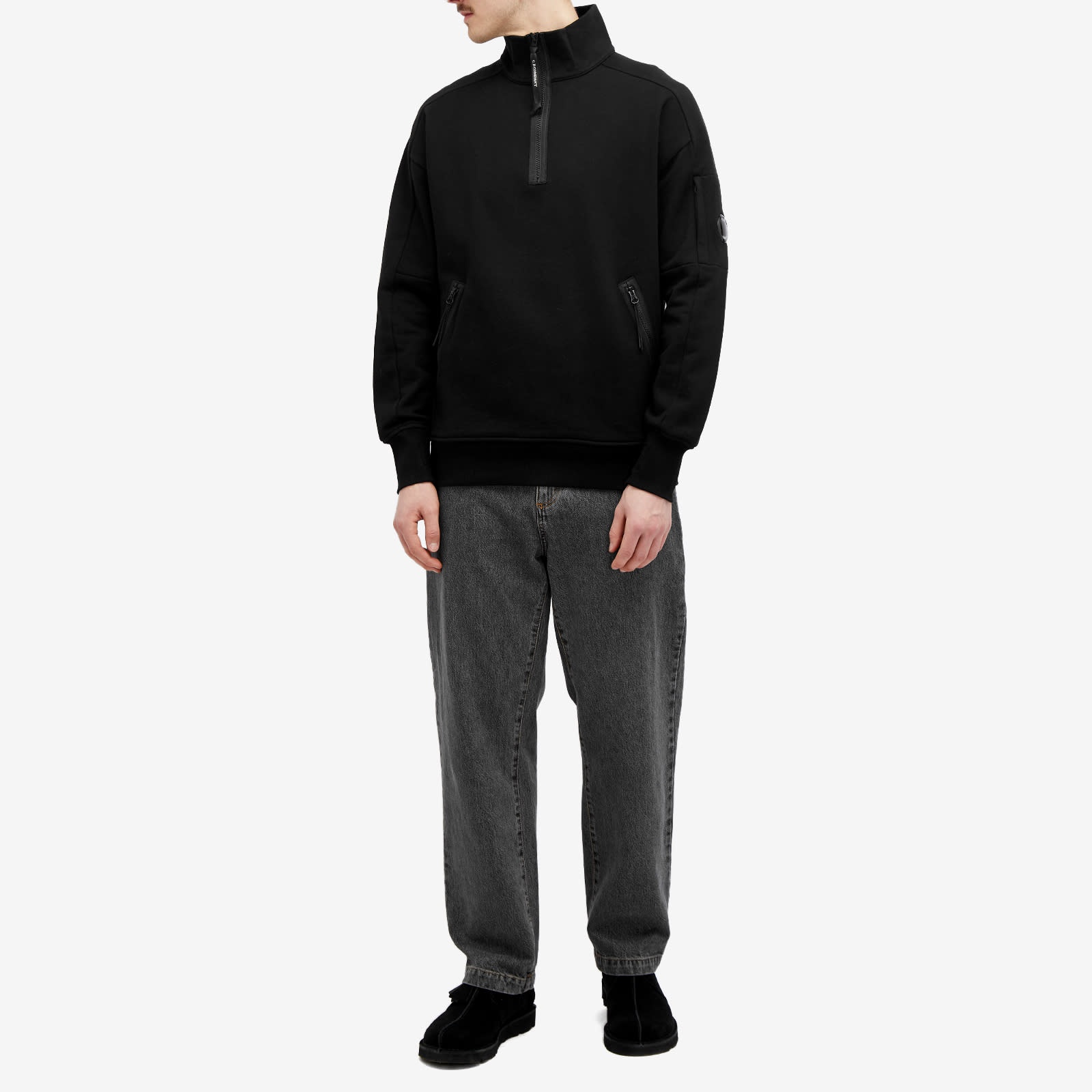 C.P. Company Diagonal Raised Fleece Zipped Sweatshirt - 4