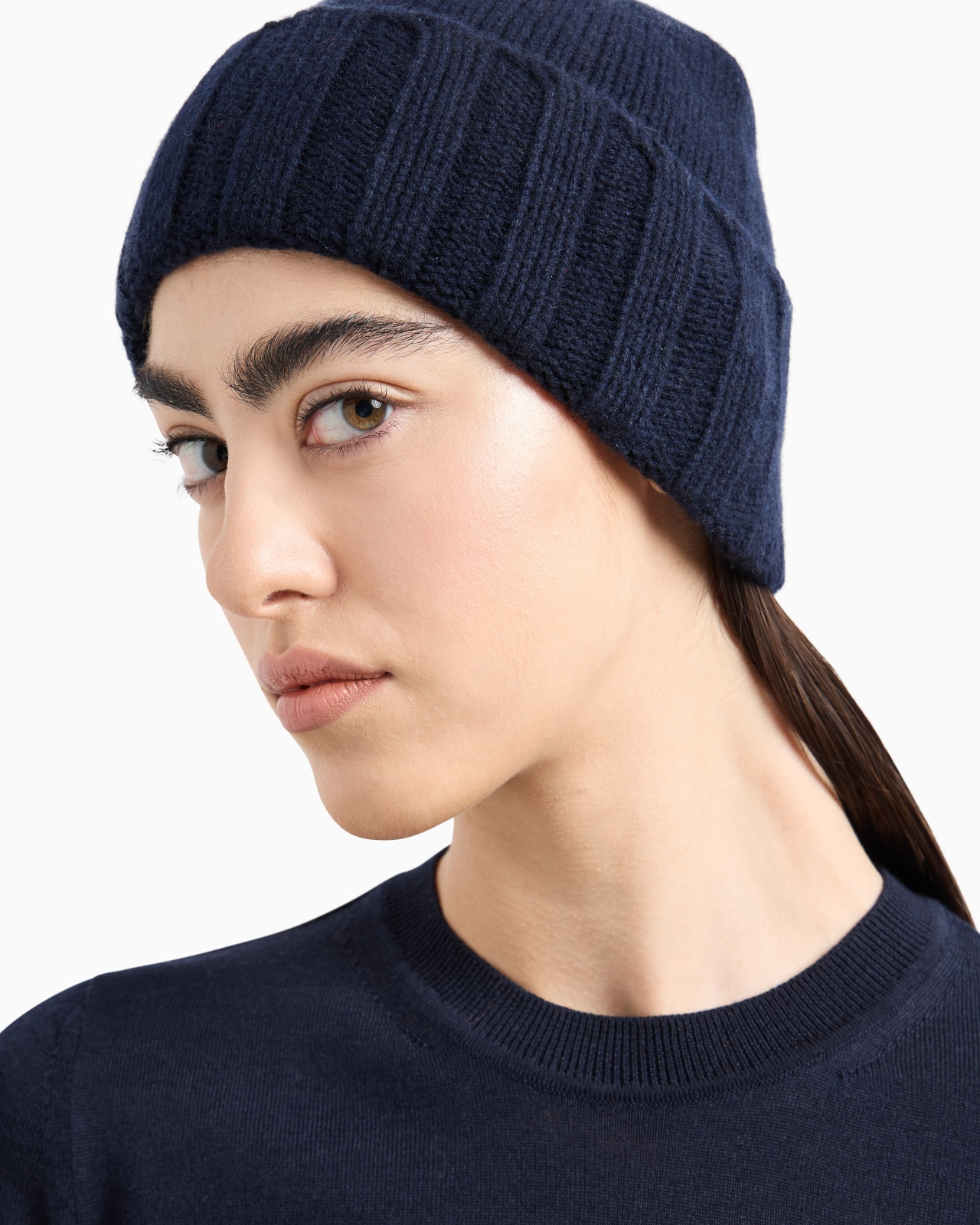 Ribbed cashmere beanie - 4