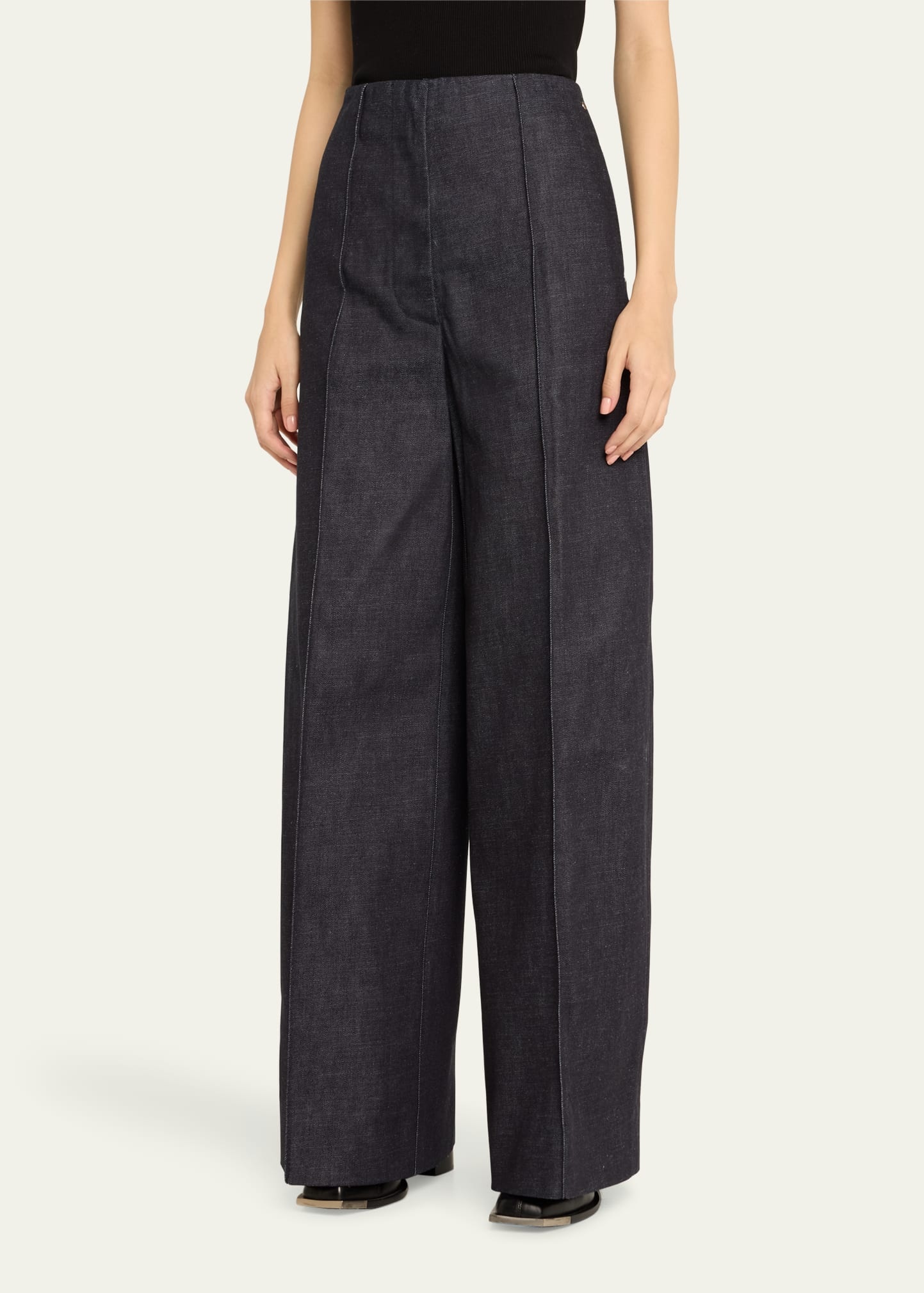 Oversize Denim Pants - 4