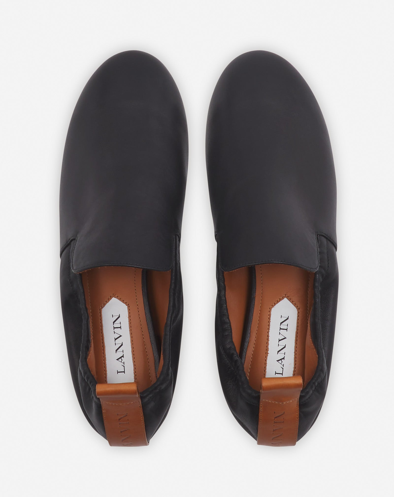 LEATHER BALLERINA LOAFERS - 3